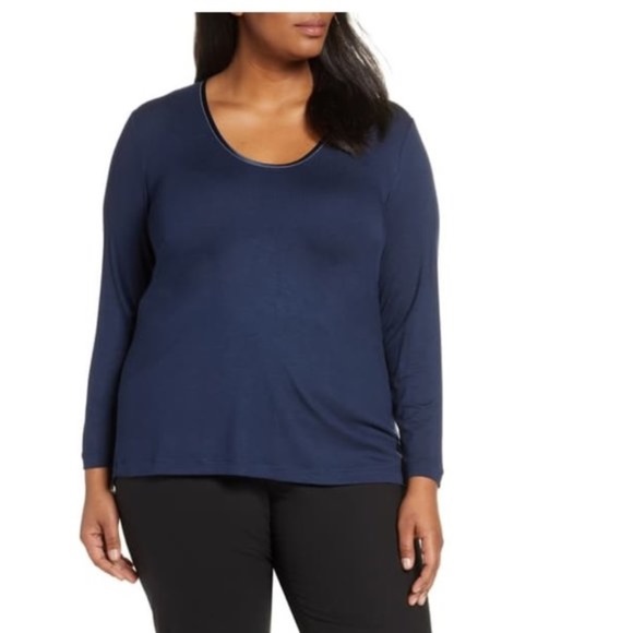 LAFAYETTE 148 Rila Chain Detail Top In Armada - Picture 1 of 6